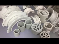 Anéis de sela de cerâmica de embalagem aleatória