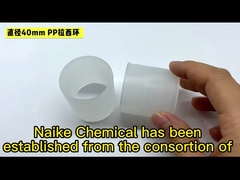 Anéis de Raschig de PP para torre de embalagem PVDF de embalagem aleatória Anéis de Raschig de plástico para torre de descolagem