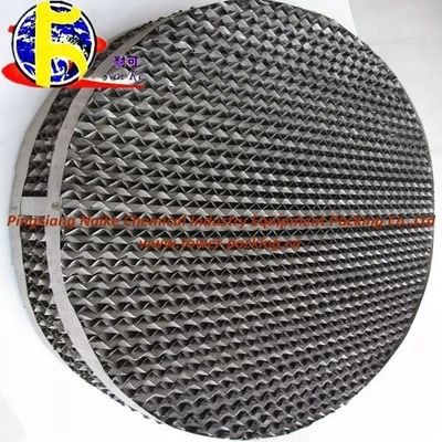 Structured Packing 304 316 410 for Distillation Column Stainless Steel Metal Vacuum to High Pressure Plate ISO9001:2000
