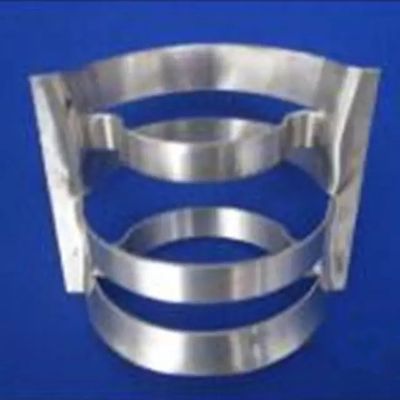 Metal Conjugate Ring Hole Type Packing For Distillation Column Steel Ring