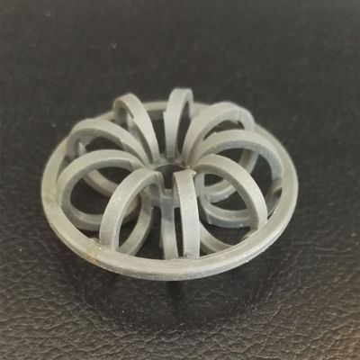 Plastic Tower Packing CPVC Tellerette Packing Ring For Stripping Service