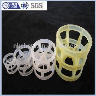 polypropylene plastic pall ring for ethylbenzene separation Polypropylene PE RPP PVC CPVC PTFE PVDF Plastic Pall Ring