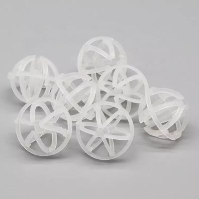 25mm, 32mm, 50mm, 90mm PP Plastic Tri-pack Ball 50mm ball type plastic For Liquid Extraction