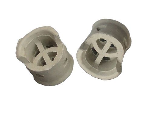 Chemical Packing Ceramic Random Tower Packing Conjugate Ring For Cooling Tower