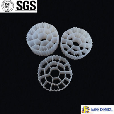 Plastic Koi Filter Media 25*10mm For Ammonia Nitrogen Removing