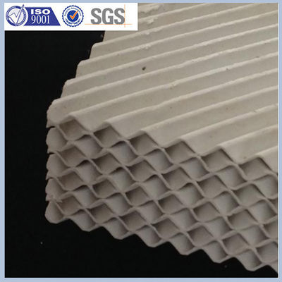 Ceramic Structured Packing Ceramic Block 350Y For Fining and Distillation
