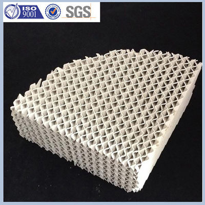 High Temperature Resistant X And Y Type Ceramic Tower Packing Structured For Washing Tower