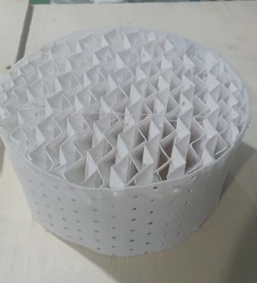 100% Virgin PTFE Plastic Perforated Wire Mesh Column Packing 500Y For Refining